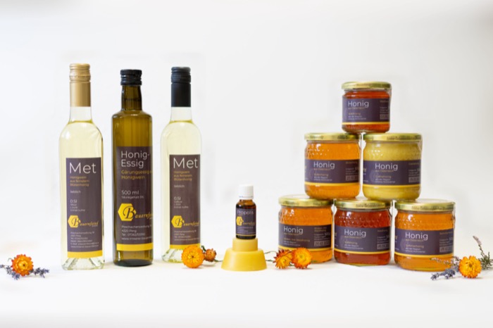 Honig, Met und Propolis