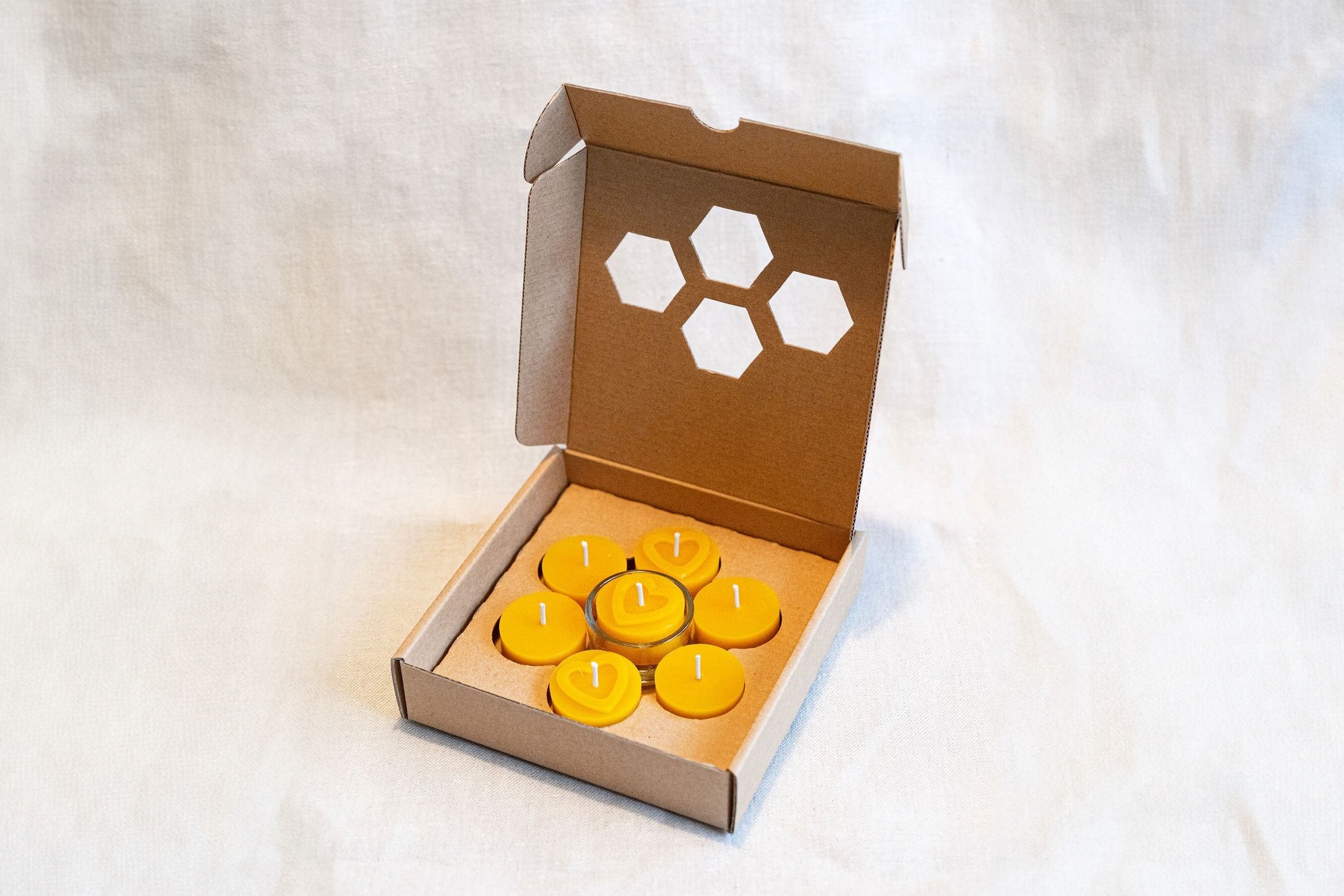 Teelichterset im Geschenkkarton